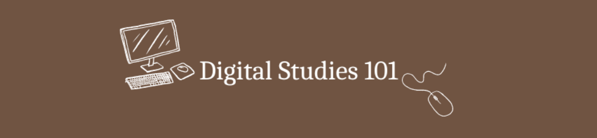 Digital Studies 101